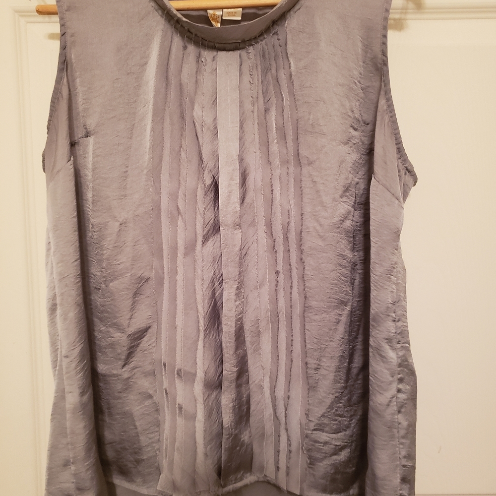 Avida grey sleeveless top, size XL